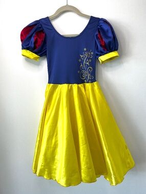 Snow White costume dress kids size 8, made in Brazil